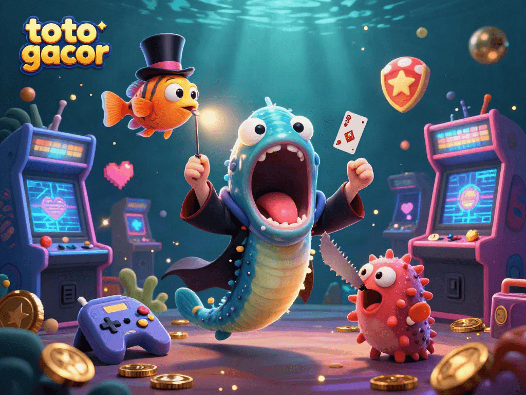 Menangkan peluang dengan toto gacor dalam ilustrasi kasino bawah laut penuh warna yang menakjubkan.