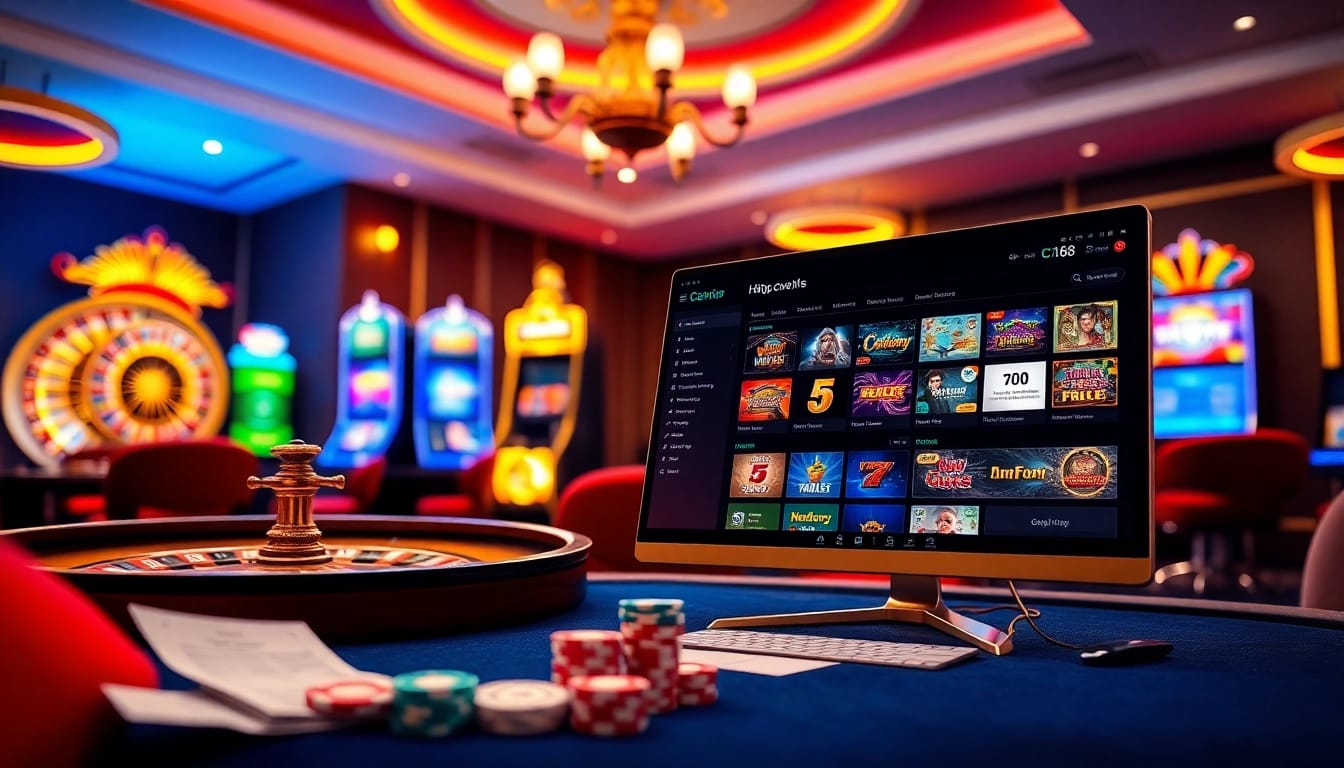 Experience thrilling gameplay at https://c168.works/ with vibrant casino tables and luxe slot machines.