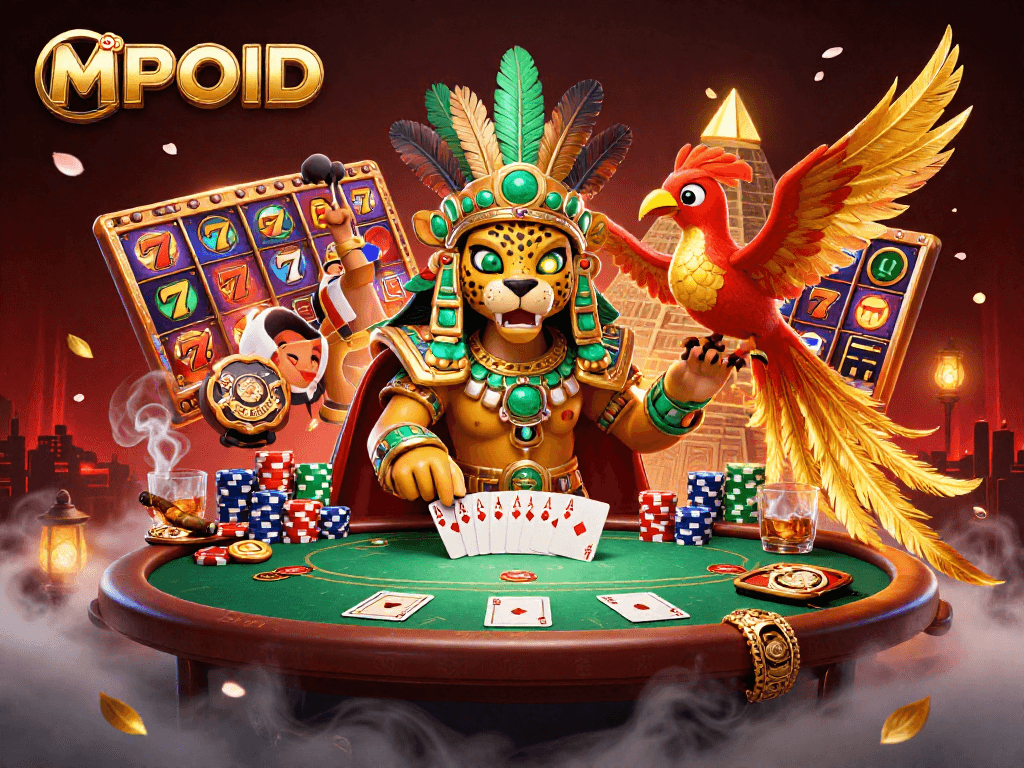 Engage with MPOID at immersive slots with jackpot elements and colorful casino action.
