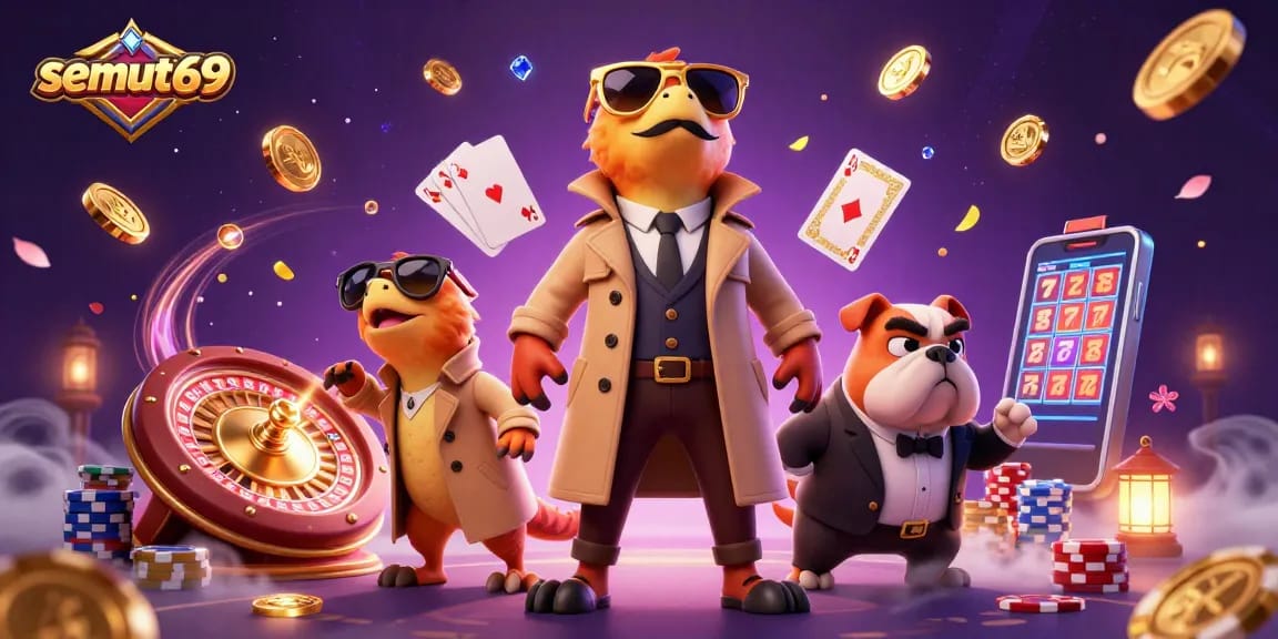 Experience gaming excitement with semut69 in a vibrant casino scene full of action.