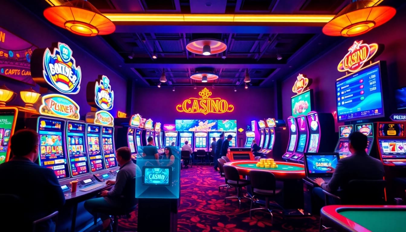 Engaging online casino experience showcasing vibrant games and betting options at phtaya.ac.