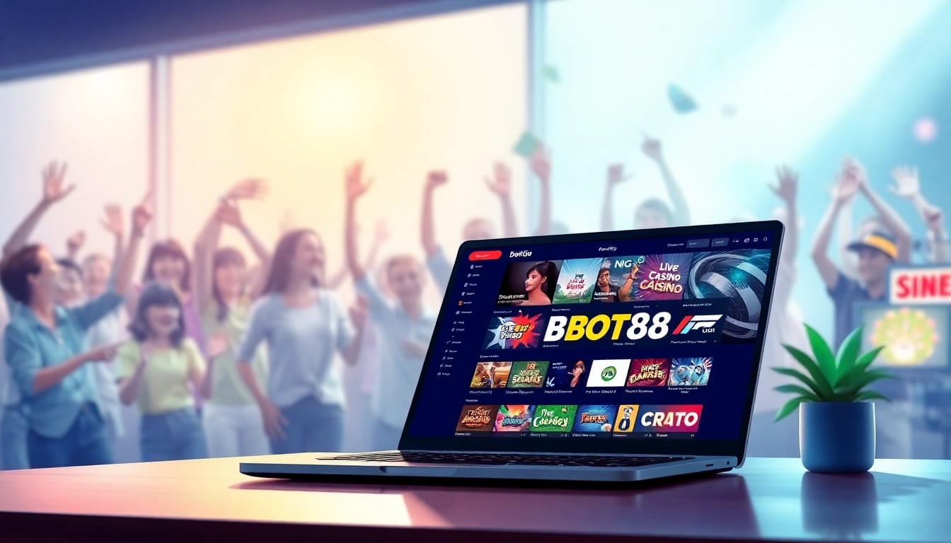 Experience a vibrant online betting platform with NHÀ CÁI BOT88, featuring interactive games and a user-friendly interface.