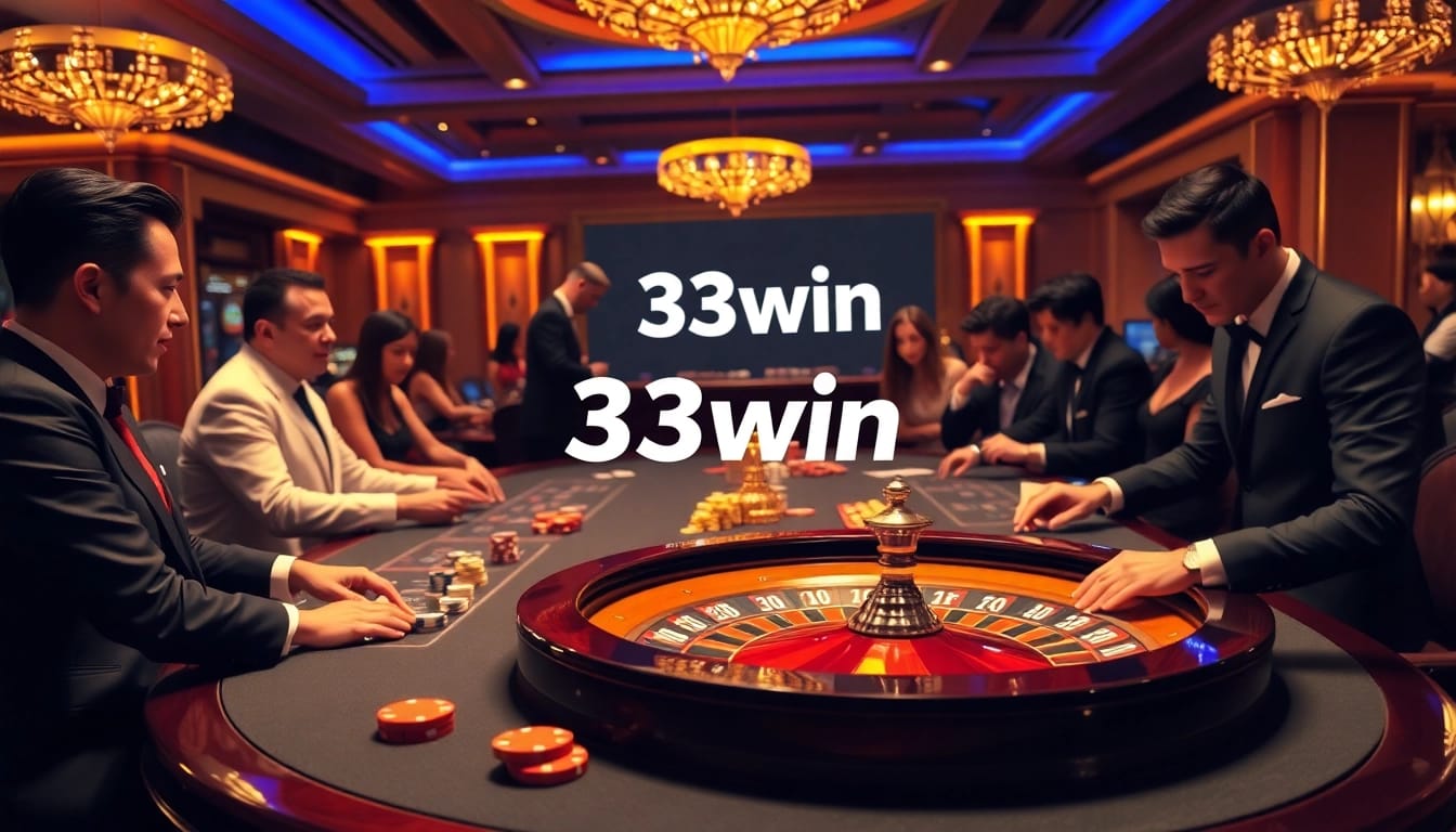 Cruise through high-stakes excitement at 33win with vibrant gaming tables, thrilling card games, and engaging players.
