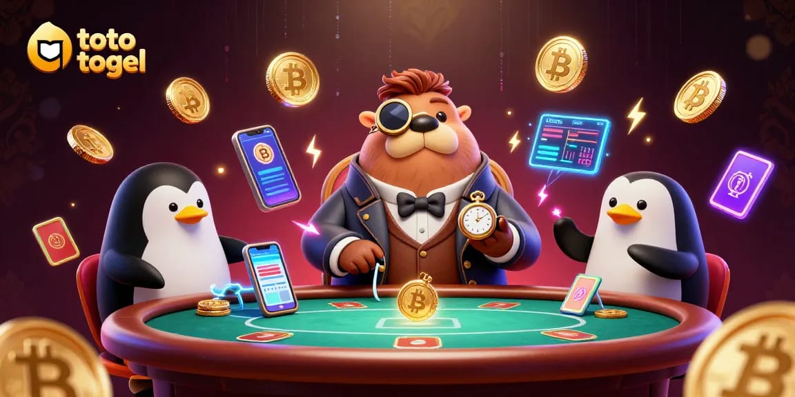 Menang di toto togel dengan strategi cerdik dalam ilustrasi kasino bawah laut.
