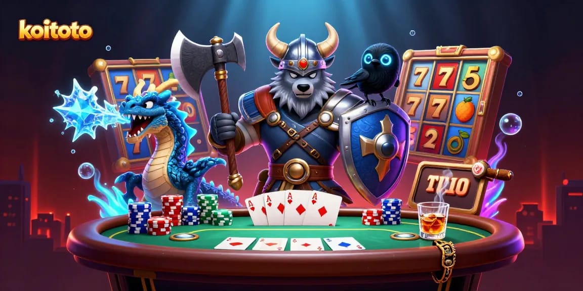 Koitoto, situs slot online resmi, memberikan pengalaman bermain yang seru dengan modal awal 10K dan perangkat permainan yang ramah pengguna.