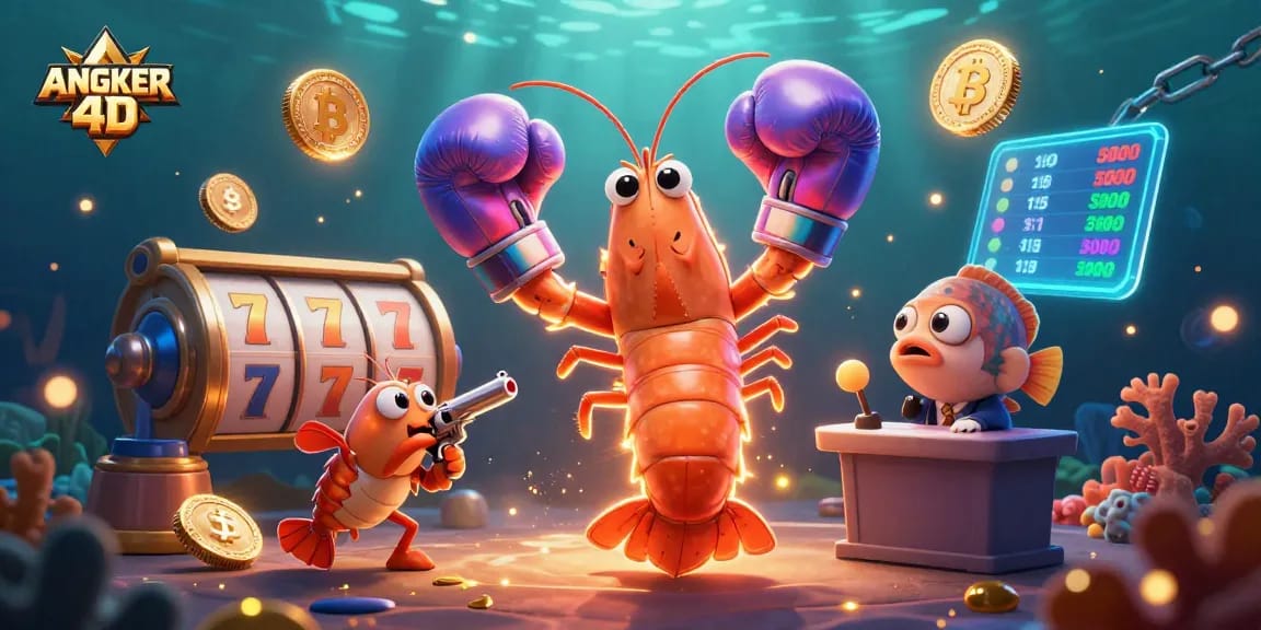 Engage with ANGKER 4D's thrilling slot experience featuring vibrant 3D animations and dynamic betting elements.