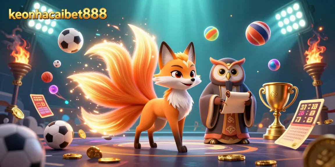 Engage with keonhacaibet888 and enjoy dynamic sports betting action with vibrant 3D casino elements.