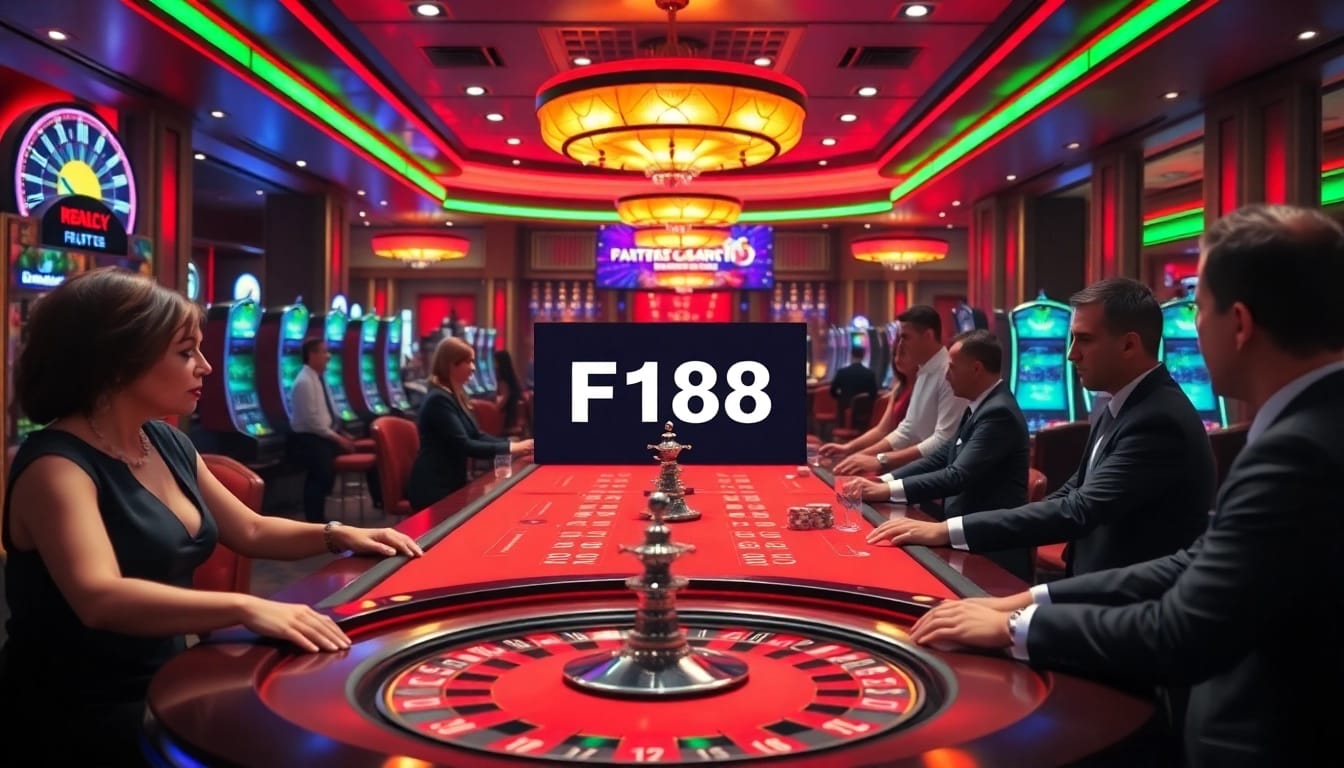 F168 casino experience with high-stakes tables and luxurious ambiance for gamblers.