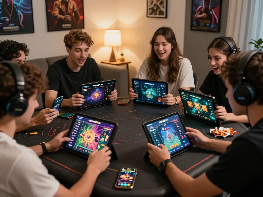 Players enjoying online gaming experience at mantra88.net with vibrant graphics and excitement.