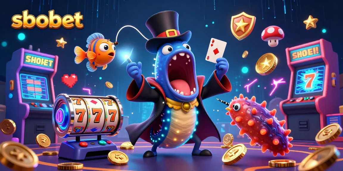 Menangkan hadiah di sbobet dengan ilustrasi permainan slot bertema laut yang kaya warna dan detail.