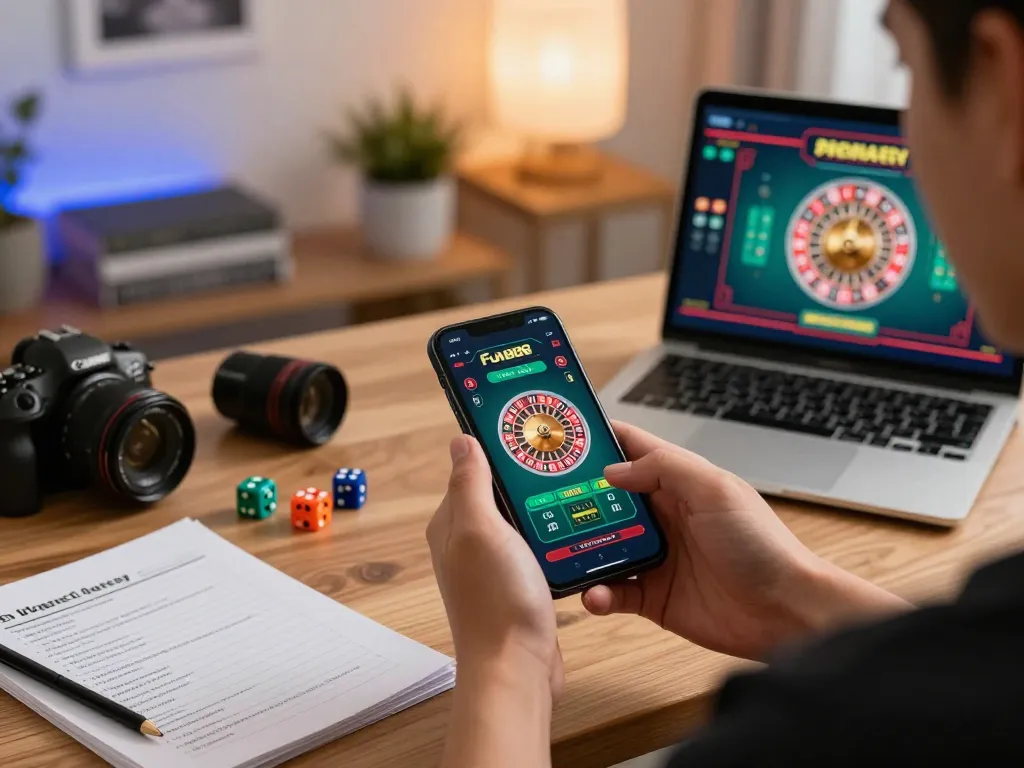 Engaging gameplay experience using the Fun88 app for live roulette bets.