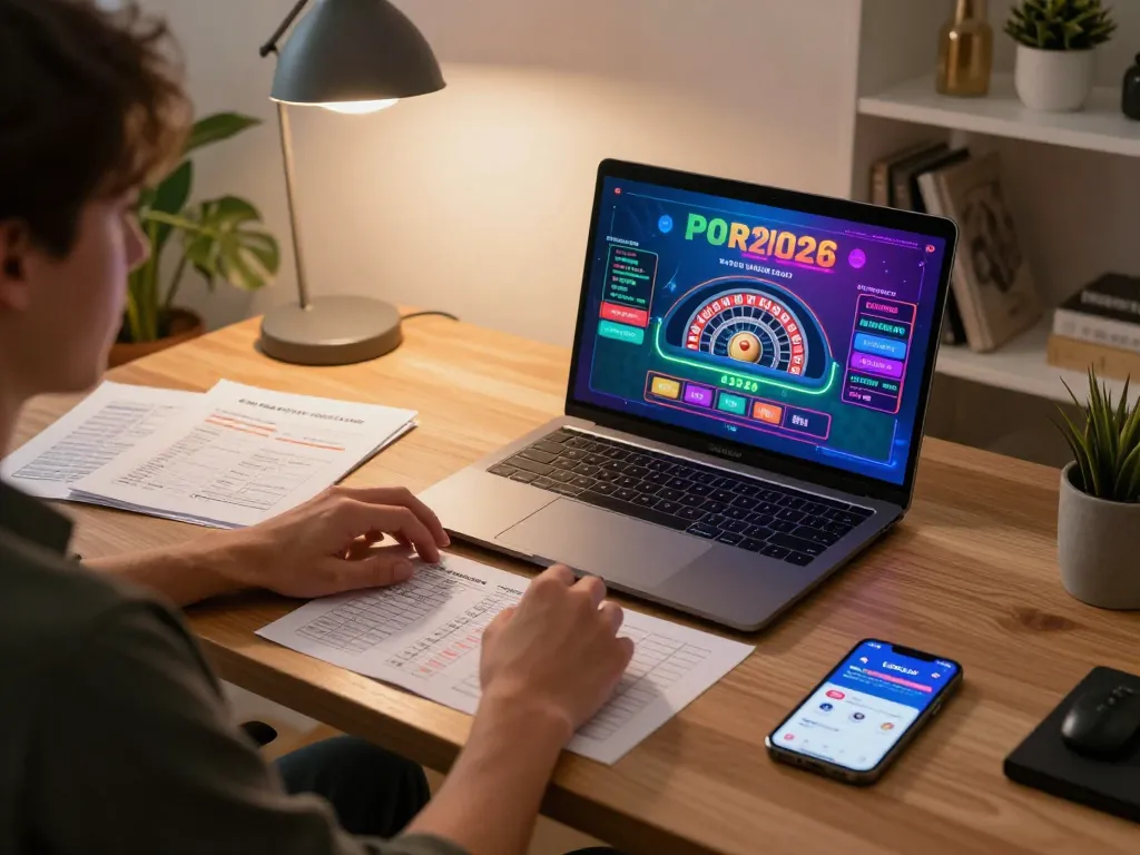 Engaged player betting on LGOLUX live dealer game in a stylish home environment.