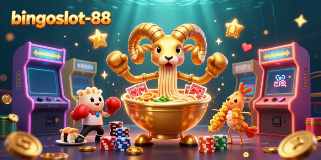 Permainan kasino seru di bingoslot-88, terinspirasi karakter menarik dan interaktif.
