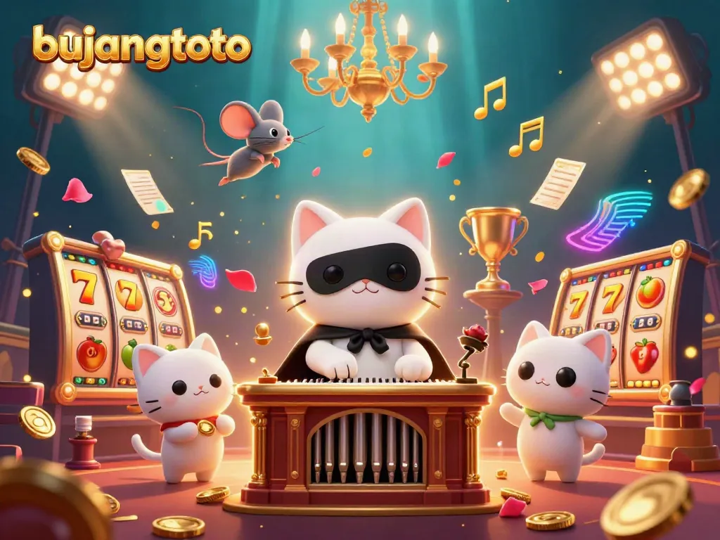 Experience the excitement of bujangtoto with dynamic slot reels and captivating casino characters in action.