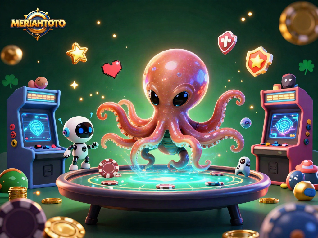 MERIAHTOTO perlombaan poker luar angkasa dengan alien dan chip asteroid berputar