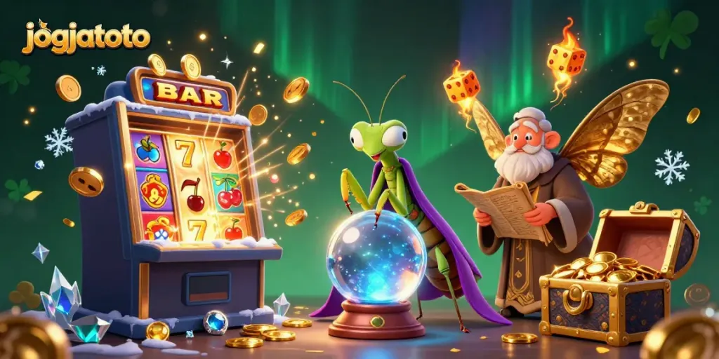 Experience exciting gameplay with jogjatoto's vibrant online slot features and mystical characters.
