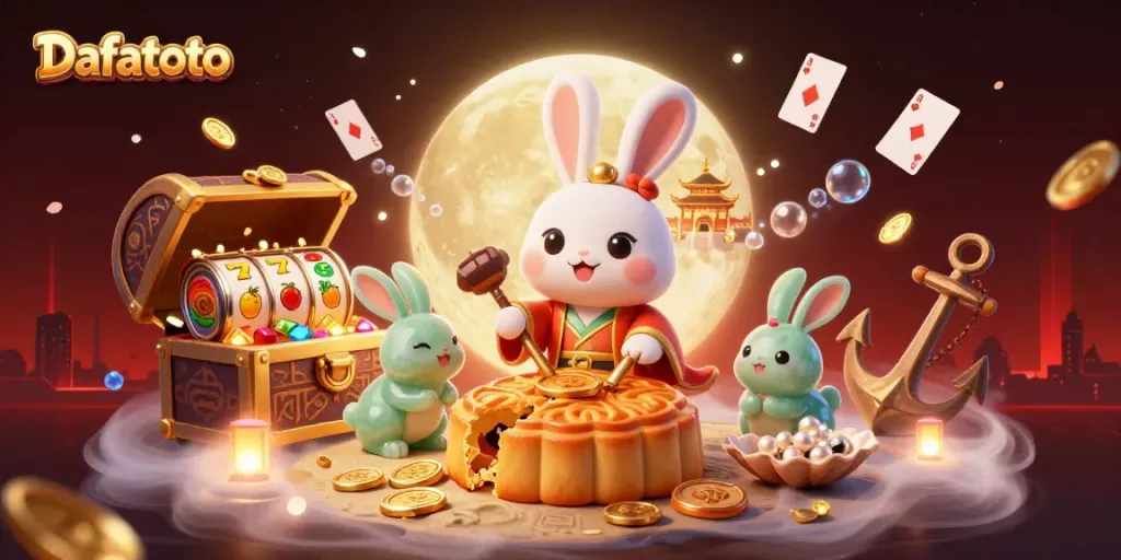 Dafatoto menyediakan gambar ilustratif perjudian dengan karakter menarik dan elemen slot yang dinamis.