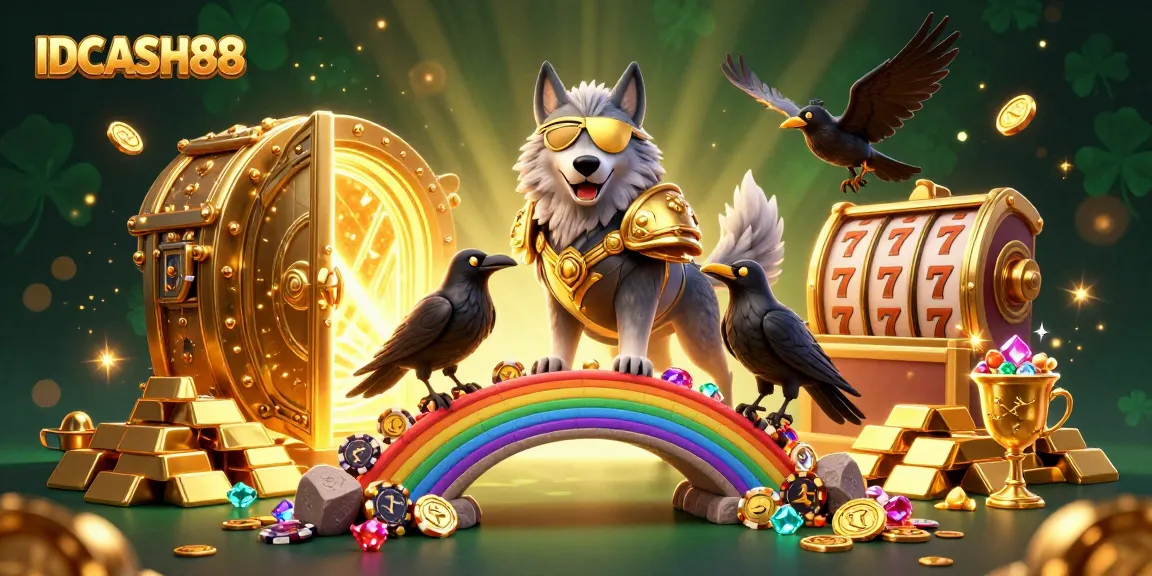 Experience thrilling gameplay at IDCASH88 with Norse mythology-inspired characters and casino elements.