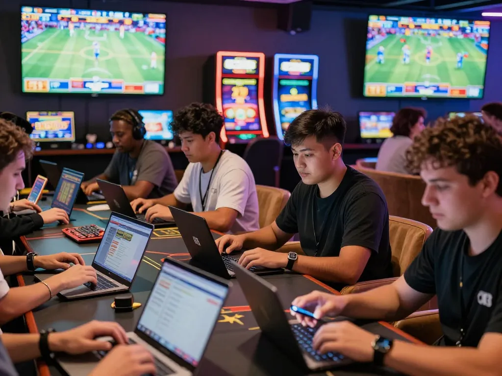 Players engaging in dynamic online betting at https://o8.delivery/ with vibrant visuals and exciting atmosphere.