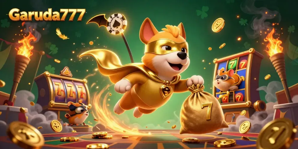 Garuda777 hadir dengan ilustrasi slot online yang penuh semangat dan keberuntungan.