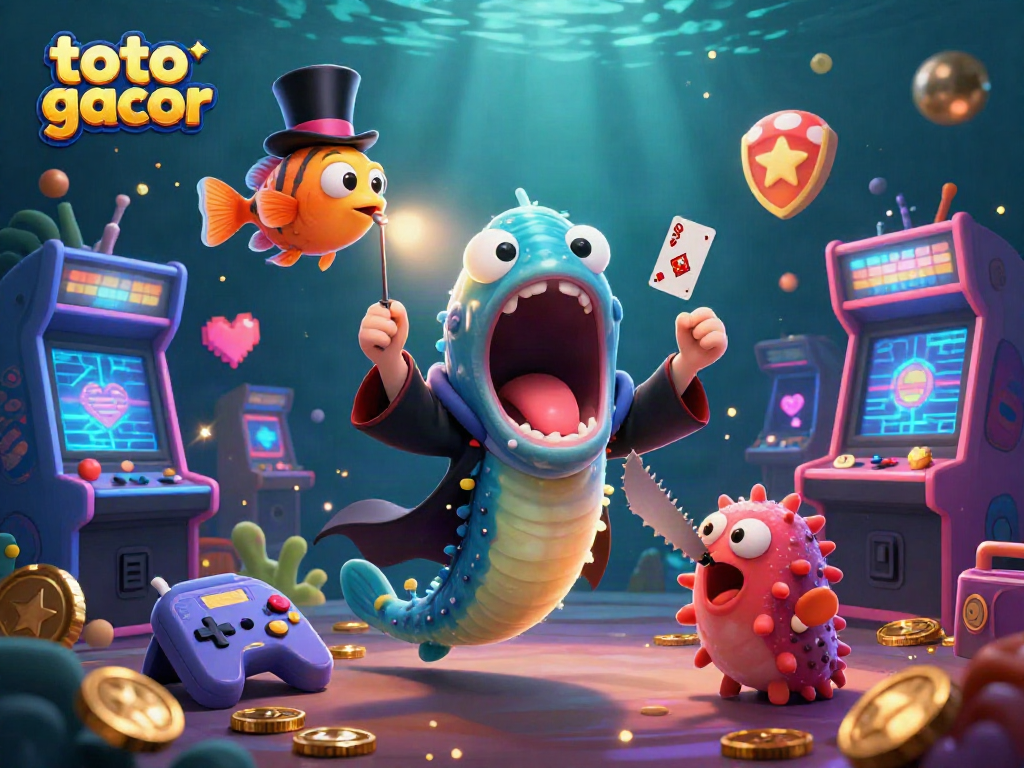 Menangkan peluang dengan toto gacor dalam ilustrasi kasino bawah laut penuh warna yang menakjubkan.