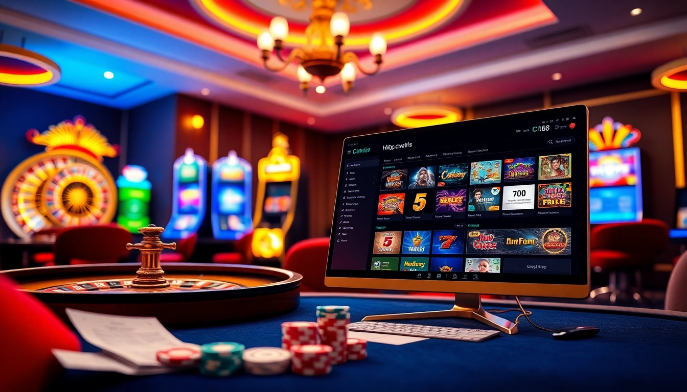 Experience thrilling gameplay at https://c168.works/ with vibrant casino tables and luxe slot machines.