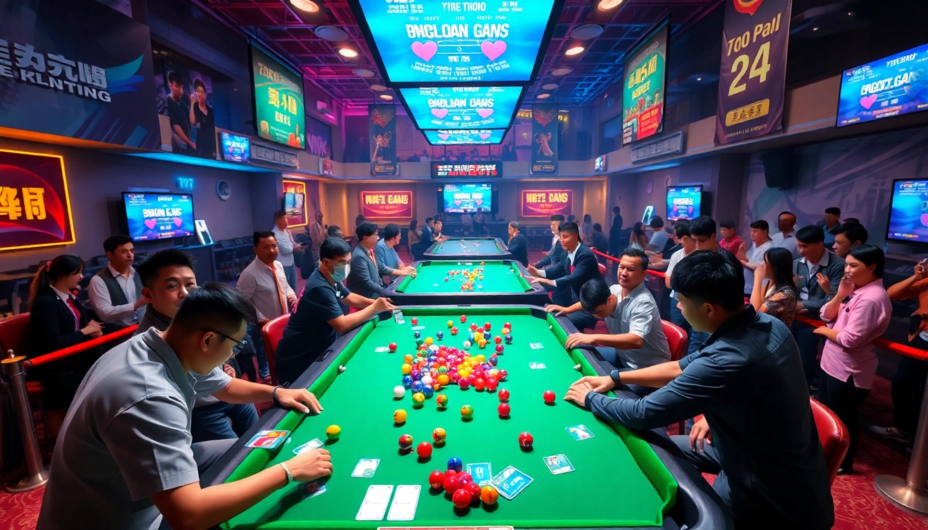 Berpartisipasi dalam permainan situs hk pools yang menarik dengan pemain dan suasana meriah.