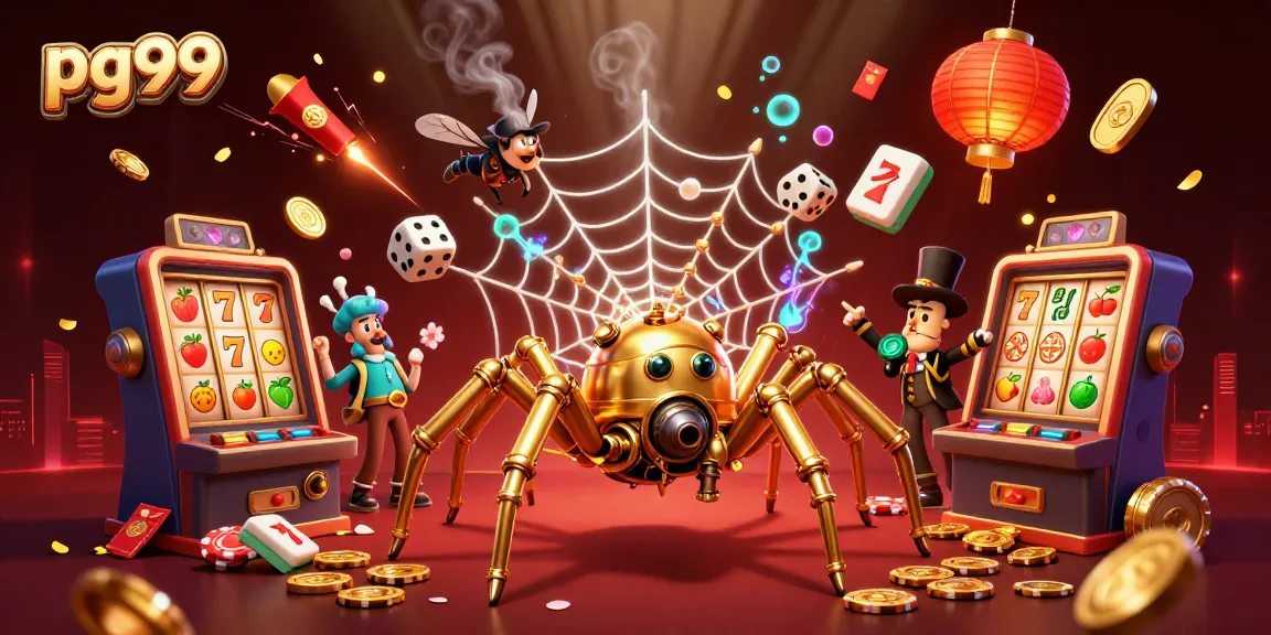 Experience thrilling gameplay with pg99's vibrant 3D casino scene featuring steampunk characters.