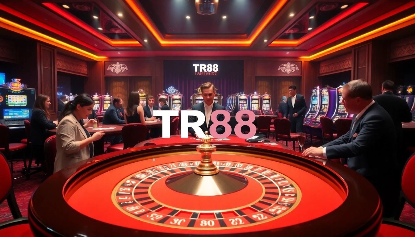 Experience high-stakes gaming at the TR88 casino with exciting roulette tables and vibrant slot machines.