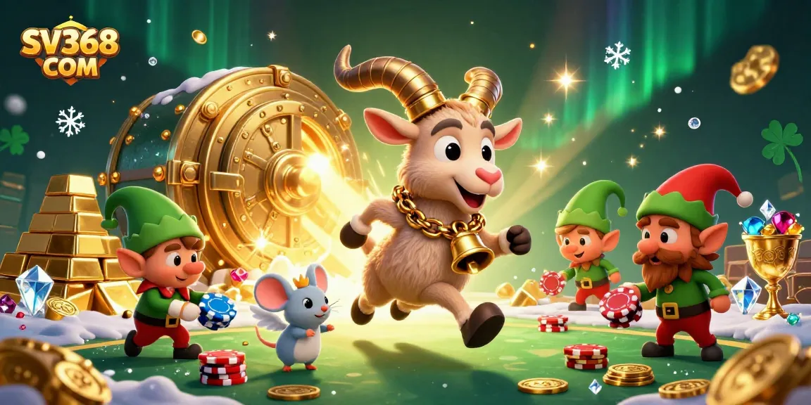 Engage in thrilling gaming at SV368 COM with Krampus leading the holiday-horror casino!