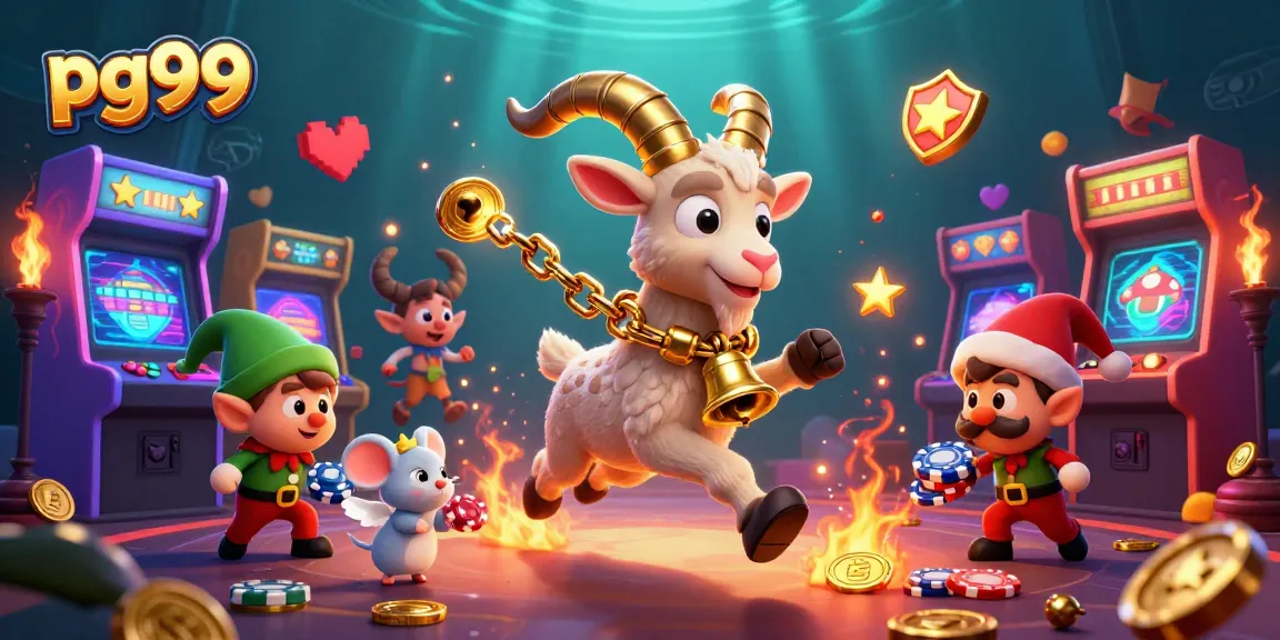 Engage with pg99's thrilling jackpots and festive gaming atmosphere in a vibrant casino scene.