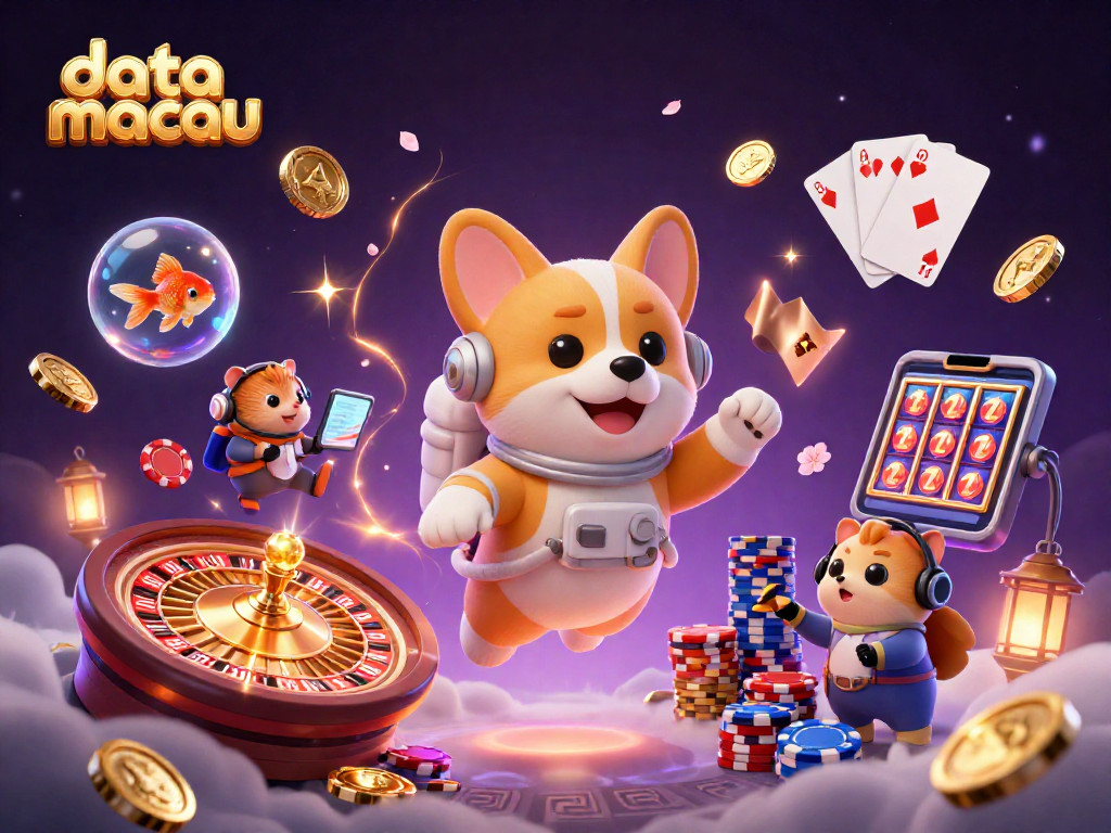 Menang dengan data macau dalam permainan kasino, melihat corgi astronot dan elemen fantastis lainnya.