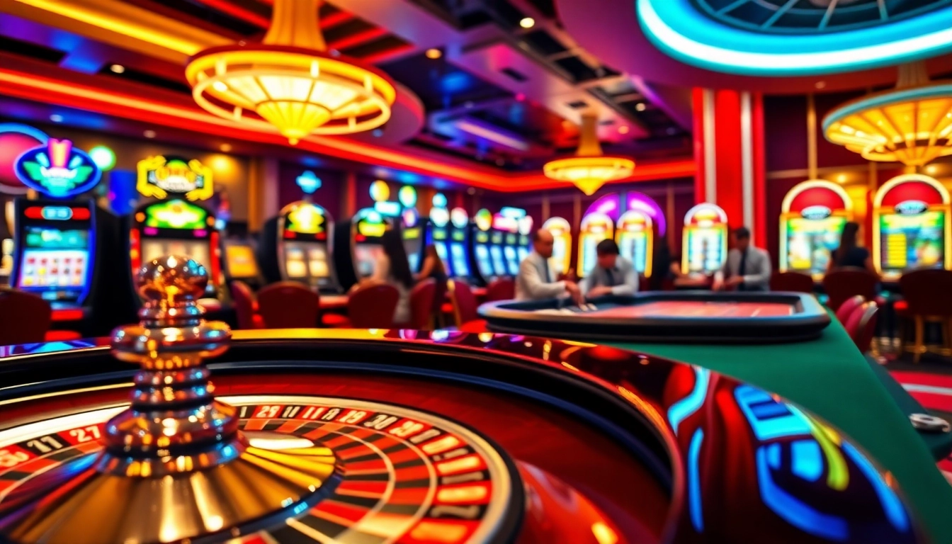Permainan menarik di Nemo69 kasino dengan pemain yang bersemangat di meja roulette.