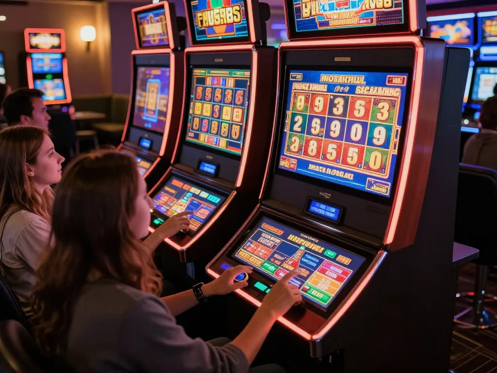 LIGA2000 players engaging with exciting online slots, highlighting vibrant gameplay and community experience.