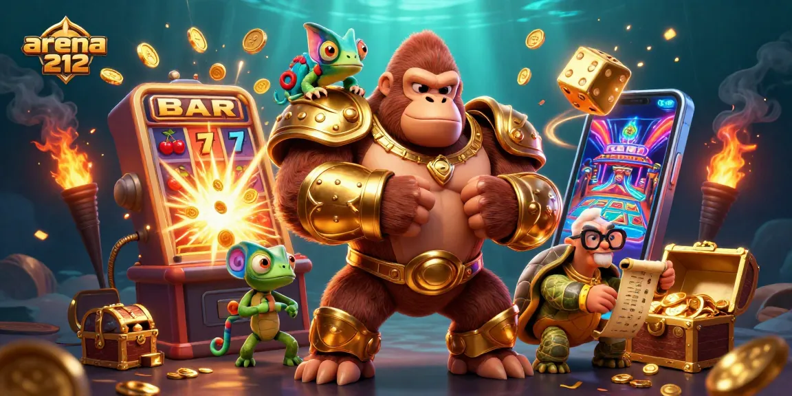Arena212 menawarkan permainan slot dengan hadiah berlimpah dan grafik menakjubkan dalam ilustrasi 3D.