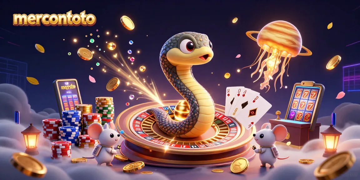 Mercontoto merayakan permainan dengan grafis 3D mencolok dan elemen perjudian yang meriah.