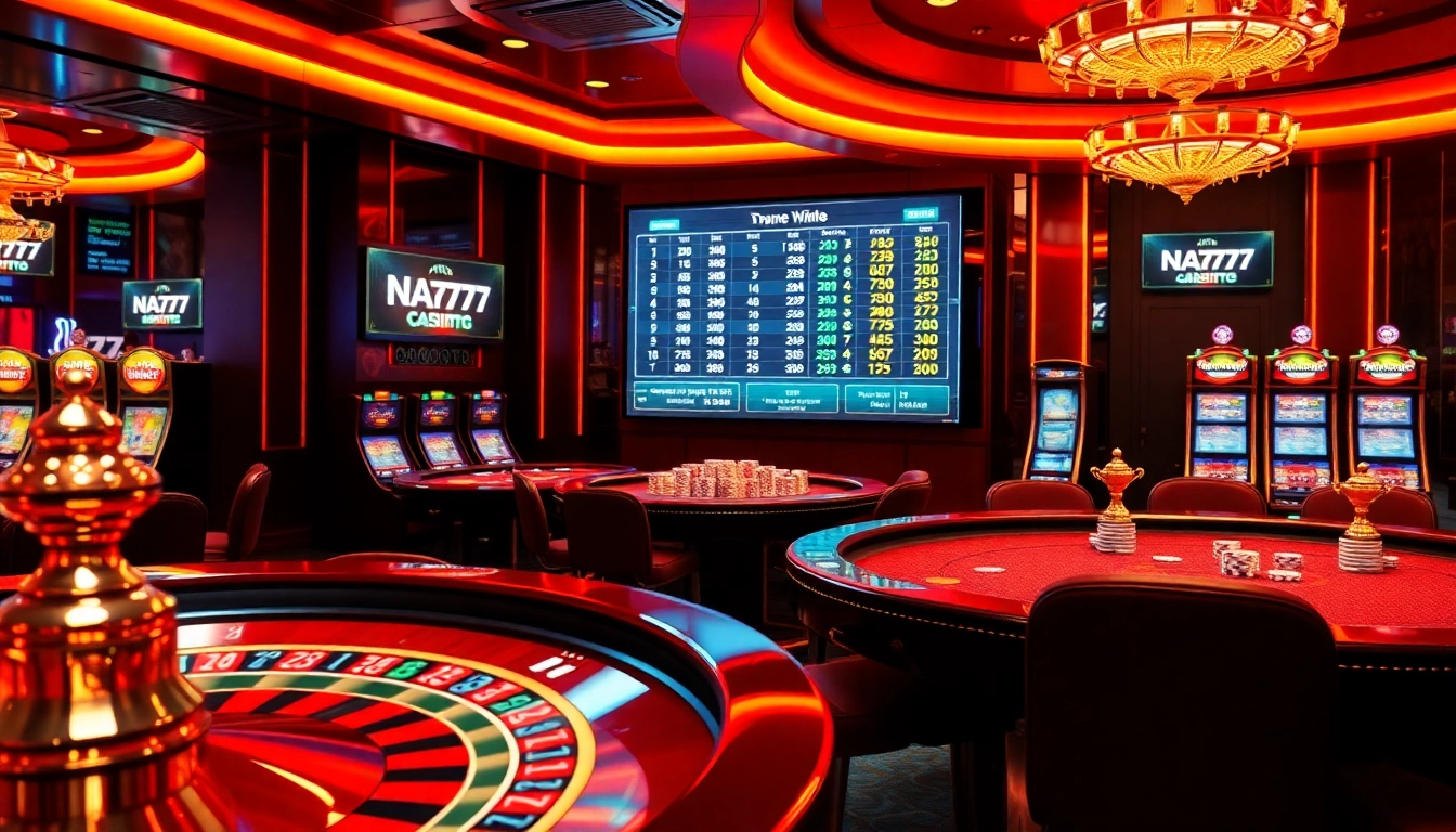 Experience high-stakes gaming at NA777 with professional dealers and real-time odds on digital tables.