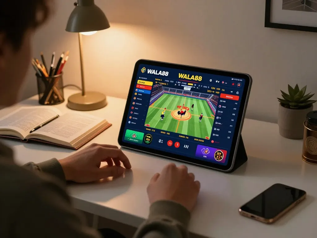 Experience the excitement of WALA88's live betting while enjoying a strategic online gaming session.