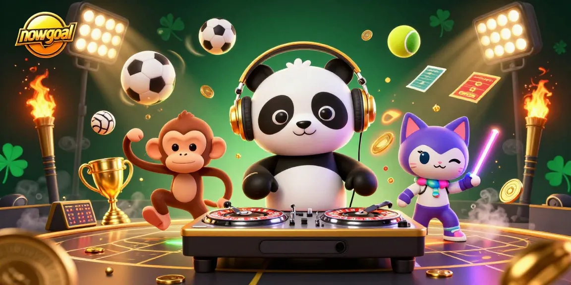 Melihat nowgoal yang menampilkan panda DJ dan aksesoris taruhan dalam sinar mewah.