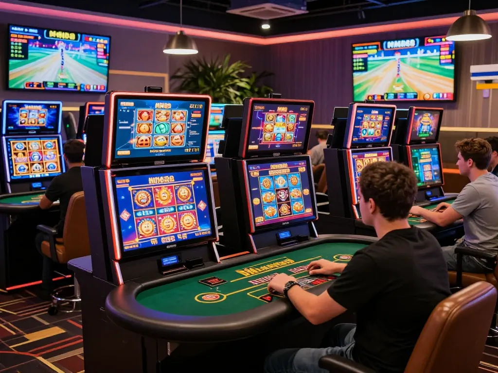 Engaging gaming scene at MM88 online casino showcasing excitement and vibrant gameplay.