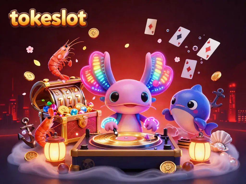 Tokeslot enhances gaming thrills with energetic cartoon characters and slot themes.
