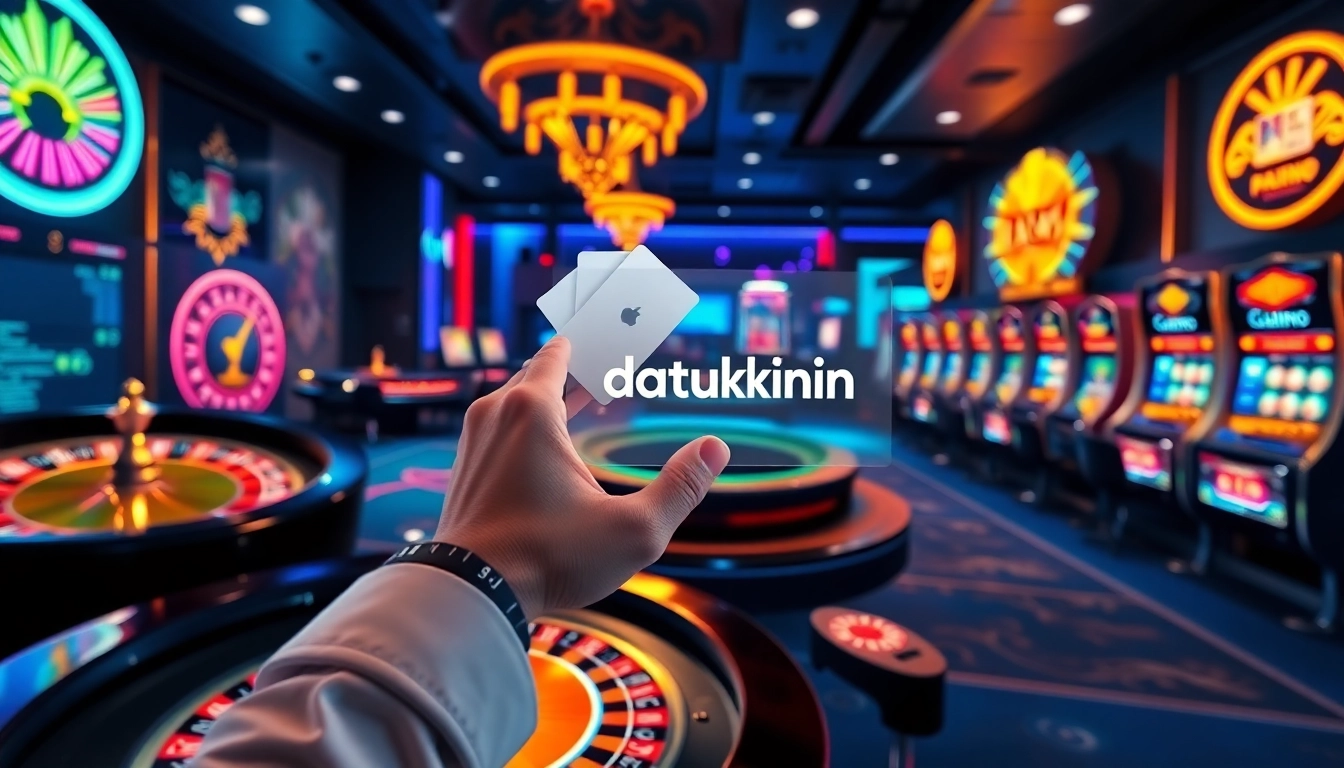 Rasakan sensasi Datukwin Alternatif saat para pemain berinteraksi dengan permainan kasino online yang penuh warna.