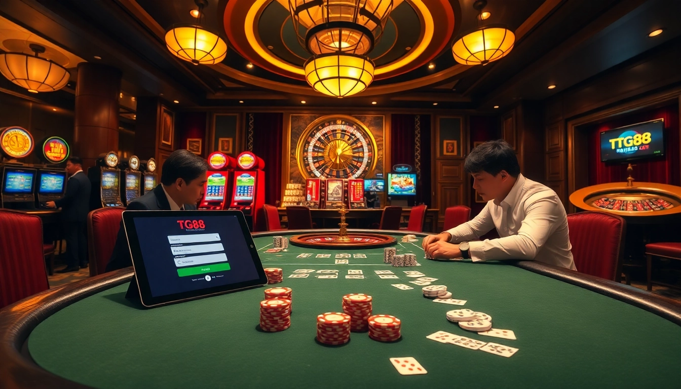 Experience the excitement of TG88 đăng nhập at our professional casino filled with action and luxury.