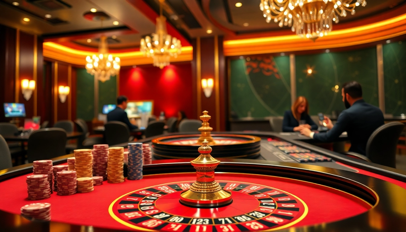 Experience thrilling gameplay at 88bet casino with poker chips and a spinning roulette wheel.