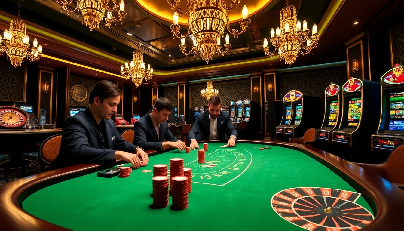 High-stakes poker gaming at OK8386's luxurious online casino setting.