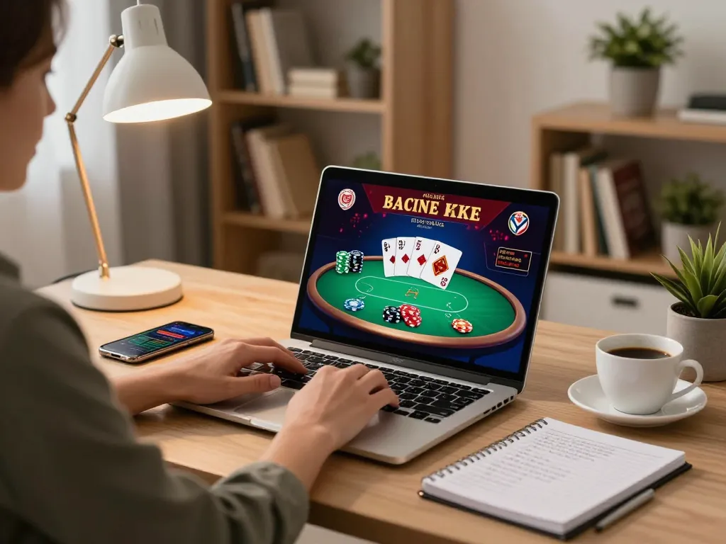 Using the app login option on a laptop for safe online casino gaming from home.