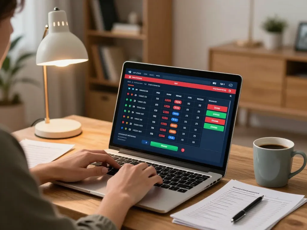 Betting on fb88 from a cozy home setup, focused on live sports odds and bankroll management.