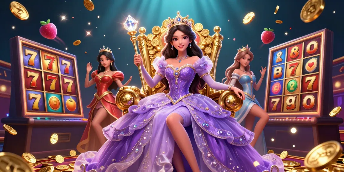 Engage in thrilling gameplay with inthewoods illustrated scene showcasing vibrant slots elements and elegant character.