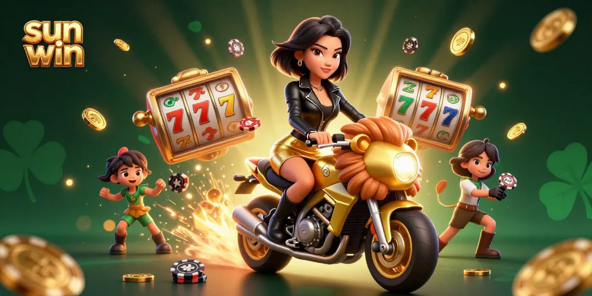 Experience exciting slots action with the sun win theme in this dynamic casino scene.