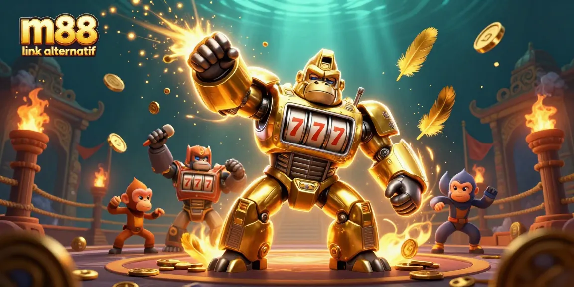 Experience m88 link alternatif with exciting casino elements, slot machines, and vibrant designs.